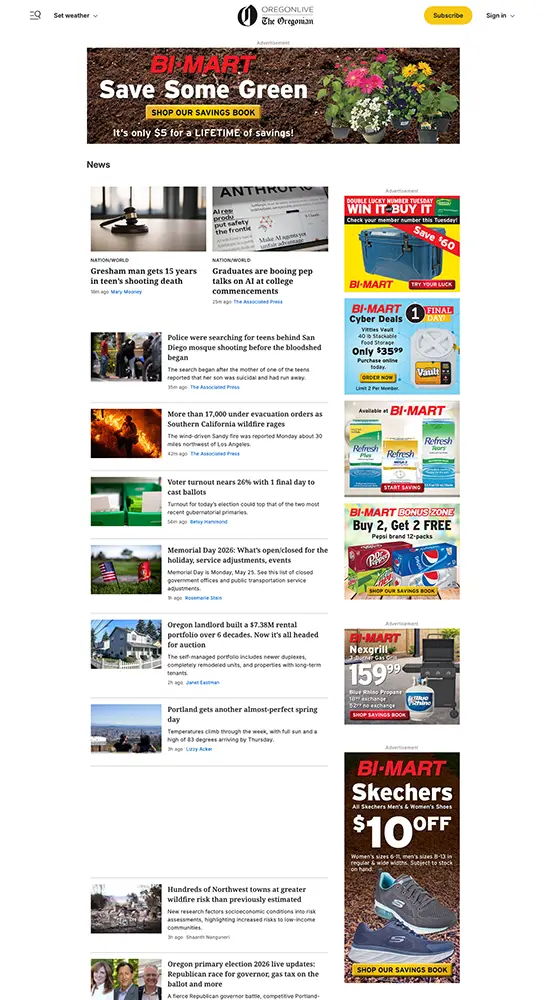 Oregonlive • May 19, 2026